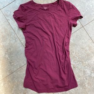 Berry colored Gap maternity tee